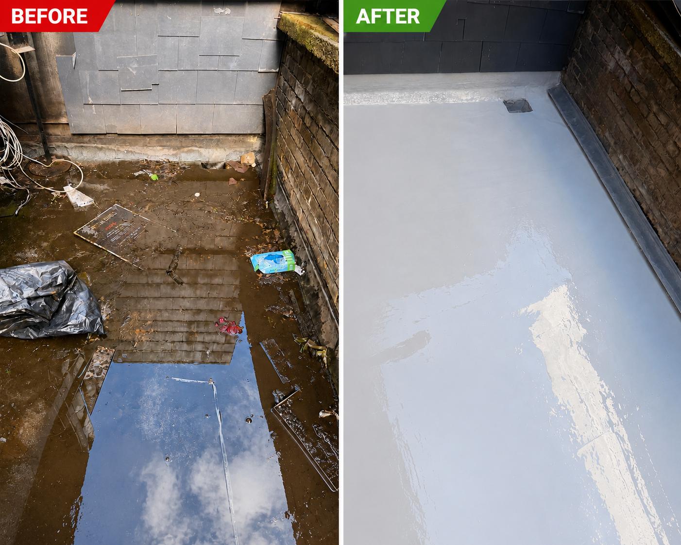 Flat Roof Waterproofing waterproofing project in Dublin